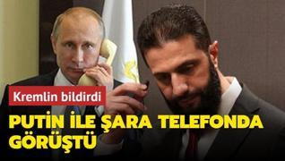 Putin ile ara telefonda grt