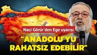 Naci Grr'den Ege uyars: Anadolu'yu rahatsz edebilir