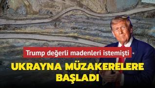 Trump madenleri istemiti... Ukrayna mzakerelere balad