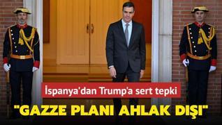 spanya'dan Trump'a sert tepki... Gazze plan ahlak d