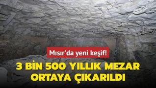 Msr'da yeni keif! 3 bin 500 yllk mezar ortaya karld