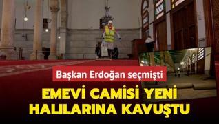 Bakan Erdoan semiti! Emevi Camisi yeni hallarna kavutu