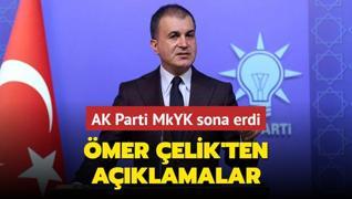 AK Parti MkYK sona erdi... mer elik'ten aklamalar