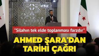 Ahmed ara'dan tarihi ar... Silahn tek elde toplanmas farzdr