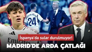 spanya'da sular durulmuyor! Real Madrid'de Arda Gler atla