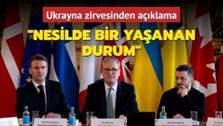 Ukrayna zirvesinden aklama... Nesilde bir yaanan bir durum