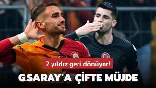 Galatasaray'a ifte mjde! 2 yldz geri dnyor