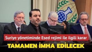 Suriye ynetiminde Esed rejimi ile ilgili karar... Tamamen imha edilecek