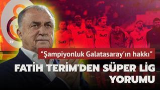 Fatih Terim'den Sper Lig yorumu! ampiyonluk Galatasaray'n hakk