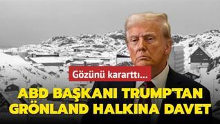 Gzn karartt... ABD Bakan Trump'tan Grnland halkna davet