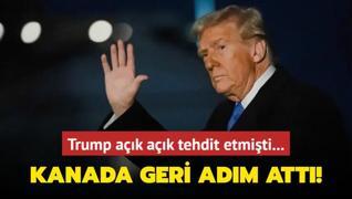 Trump ak ak tehdit etmiti... Kanada geri adm att!