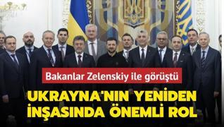 Bakan Bolat ve Yumakl Zelenskiy ile grt