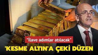 Bakanlk dmeye bast... 'Kesme altn'a eki dzen