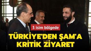 Trkiye'den am'a kritik ziyaret: 3 isim blgede