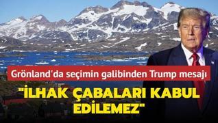 Grnland'da seimin galibinden Trump yorumu: lhak abalar kabul edilemez