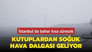 stanbul'da bahar ksa srecek; kutuplardan souk hava dalgas geliyor