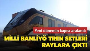 Milli banliy tren setleri raylara kt... Yeni dnemin kaps Gaziantep'te araland