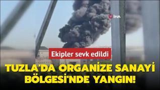 Tuzla Deri Organize Sanayi Blgesi'nde yangn