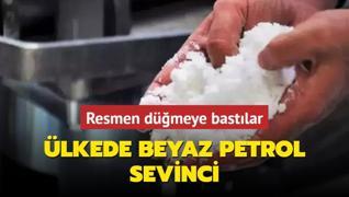 lkede beyaz petrol sevinci: Resmen dmeye bastlar