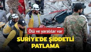 Suriye'de patlama meydana geldi: l ve yarallar var