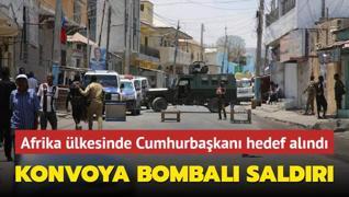 Afrika lkesinde Cumhurbakan hedef alnd... Konvoya bombal saldr