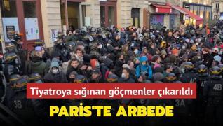 Paris'te arbede... Tiyatroya snan gmenler karld