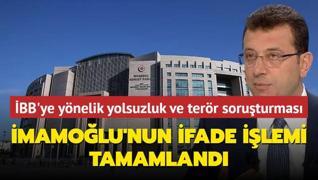 BB'ye ynelik yolsuzluk ve terr soruturmas: mamolu'nun ifade ilemi tamamland