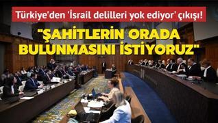 Trkiye'den 'srail delilleri yok ediyor' k! ahitlerin orada bulunmasn istiyoruz