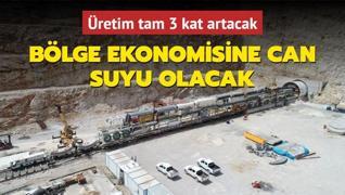 Blge ekonomisine hayat verecek proje! retim tam 3 kat artacak