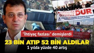 htiya fazlas demilerdi... 23 bin atp 52 bin personel aldlar... 1 ylda yzde 40 art