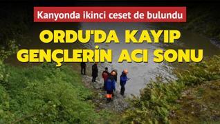 Ordu'da kayp genlerin ac sonu: Kanyonda ikinci ceset de bulundu