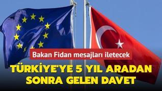 Trkiye'ye 5 yl aradan sonra gelen davet! Bakan Fidan katlacak