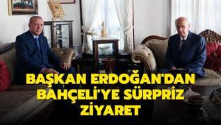 Bakan Erdoan, MHP lideri Baheli'yi evinde ziyaret edecek