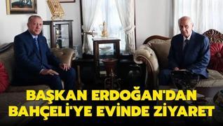 Bakan Erdoan'dan Baheli'ye evinde ziyaret