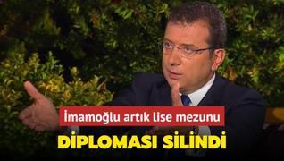 Diplomas silindi! mamolu artk lise mezunu