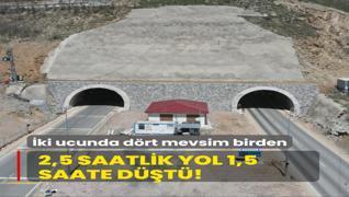 2,5 saatlik yol 1,5 saate dt! ki ucunda drt mevsim birden yaanyor