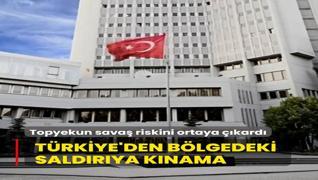 Trkiye'den blgedeki saldrlara knama