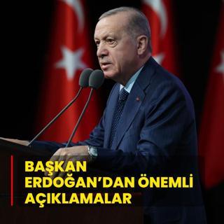 Bakan Erdoan'dan nemli aklamalar