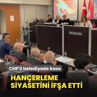 CHP'li belediyede kaos... Hanerleme siyasetini ifa etti