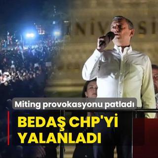 Beyazt mitinginde elektrikler kesildi demilerdi... BEDA CHP'yi yalanlad