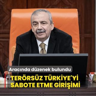 Srr Sreyya nder'in aracnda dzenek bulundu! Terrsz Trkiye'yi sabote etme giriimi