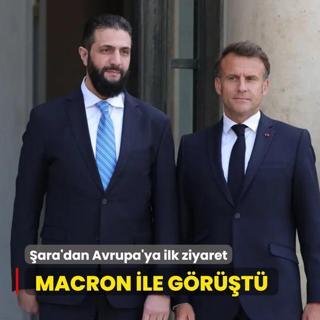 Suriye Cumhurbakan ara'dan Avrupa'ya ilk resmi ziyaret: Fransa Cumhurbakan Macron ile grt