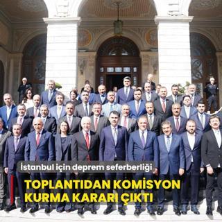 Toplantdan komisyon kurma karar kt! stanbul iin deprem seferberlii