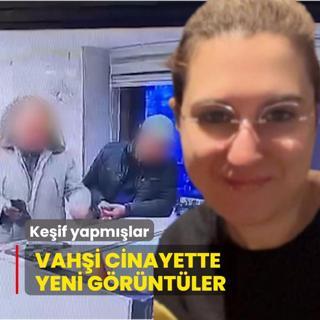 Bahar Aksu cinayetinde yeni grntler... Keif yapmlar