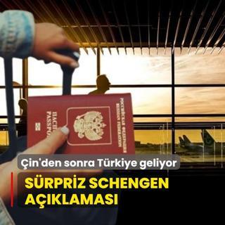 in'den sonra Trkiye geliyor... Srpriz Schengen aklamas