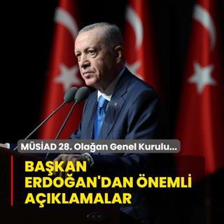 MSAD 28. Olaan Genel Kurulu... Bakan Erdoan'dan nemli aklamalar