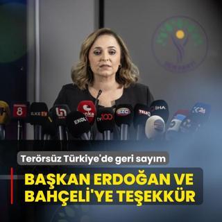 Terrsz Trkiye'de geri saym! Bakan Erdoan ve Baheli'ye teekkr