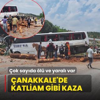 anakkale'de katliam gibi kaza! ok sayda l ve yaral var