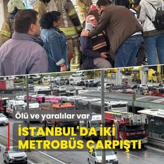 stanbul'da iki metrobs arpt! l ve yarallar var