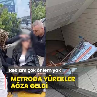 Reklam ok nlem yok! Metroda yrekler aza geldi